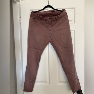 AG Adriano Goldschmied The Abbey Ankle in Dusty Rose, 32R